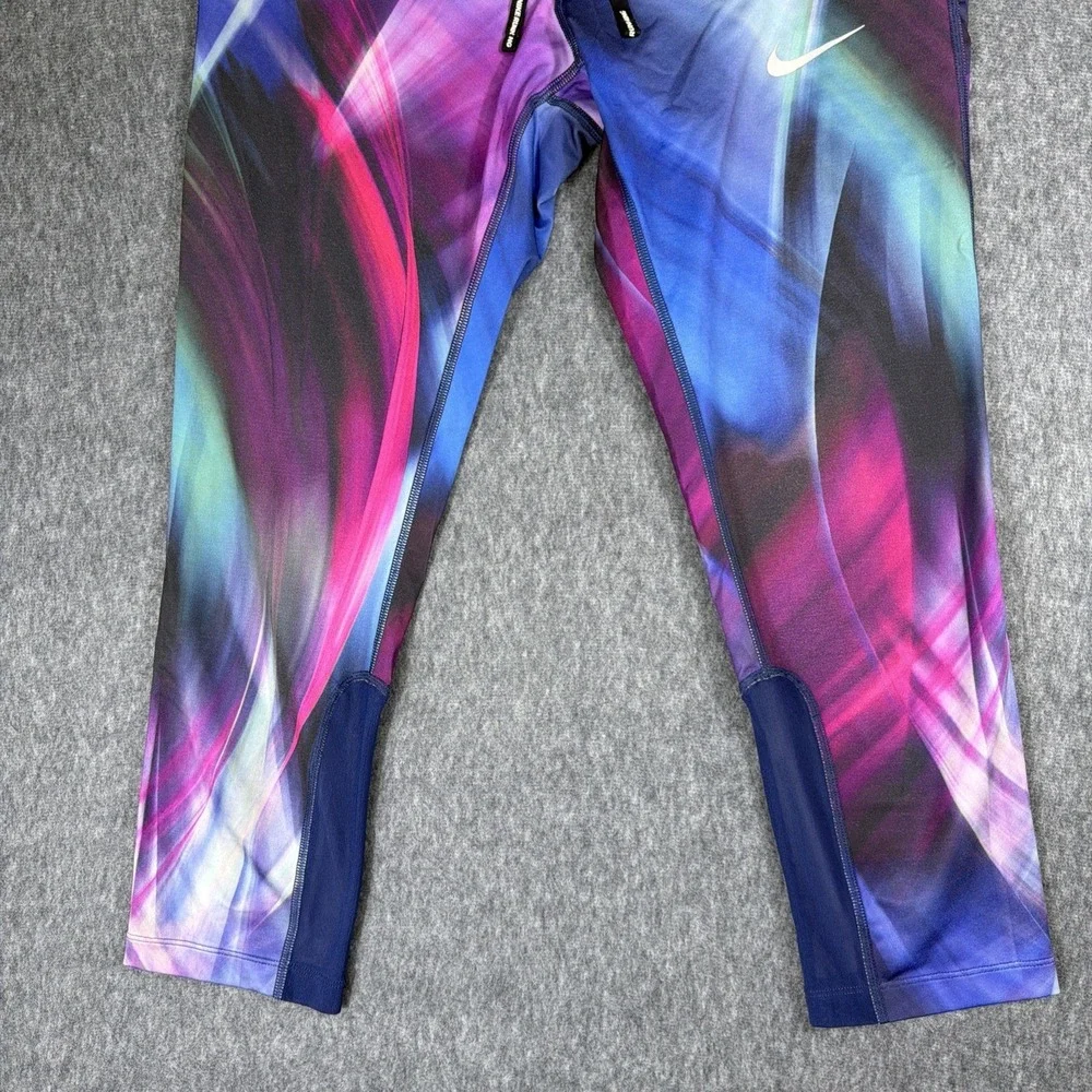Nike‎ Epic Running Leggings Women's Sz Medium DRI-FIT Colorful AA4434-560